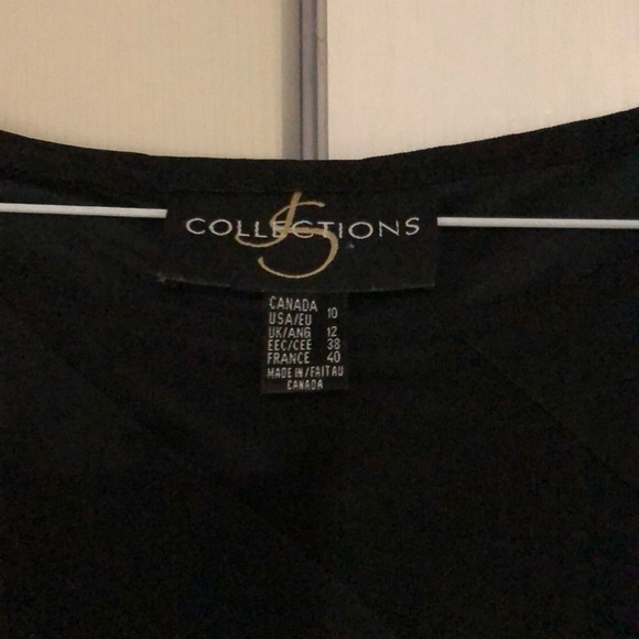 JS Collections - Black evening gown / Dress - Picture 2 of 3